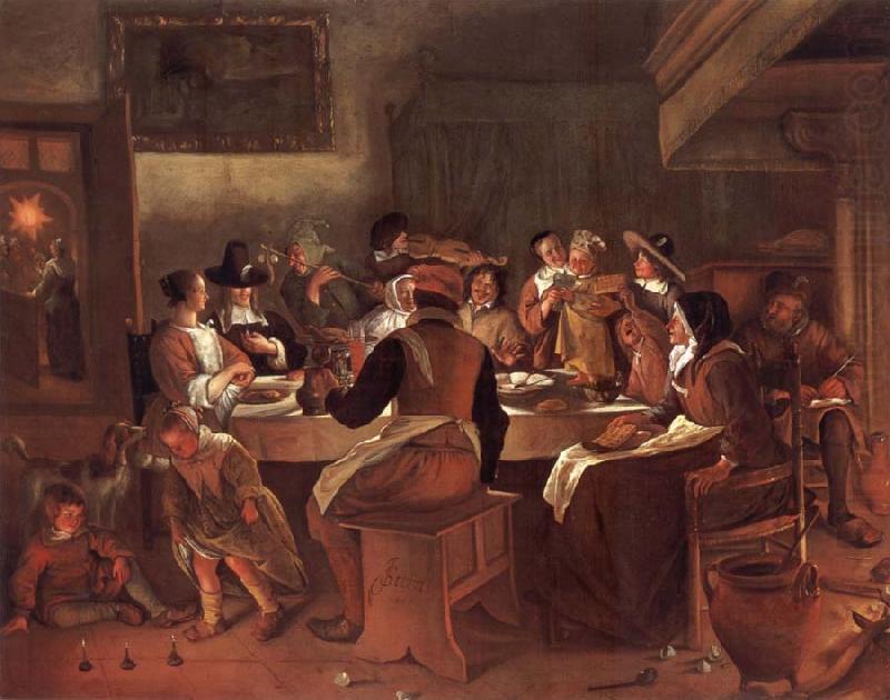 Twelfth Night, Jan Steen